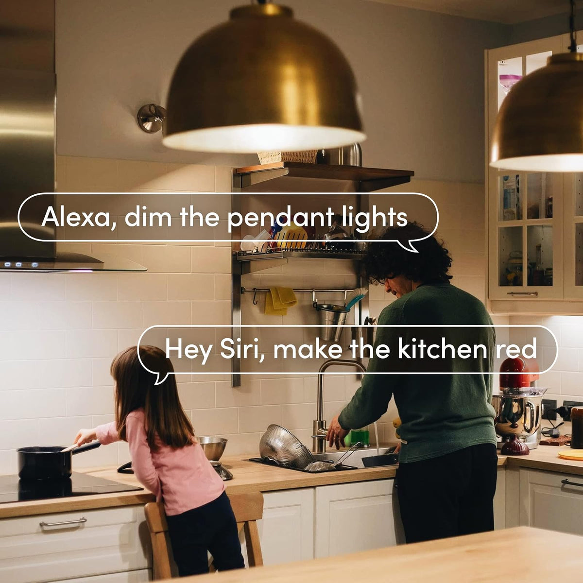 LIFX Color, BR30 1100 lúmenes, bombilla LED inteligente Wi-Fi, miles de millones de colores y blancos, no requiere puente, funciona con Alexa, Hey Google, HomeKit y Siri (2 unidades).