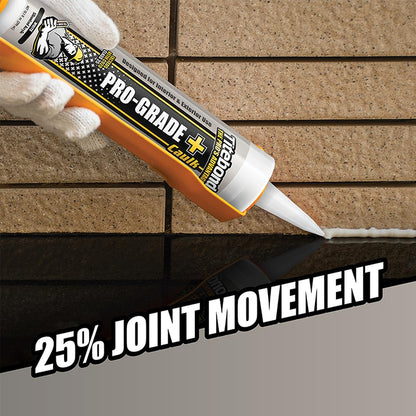 Titebond Calafaté Acrílico Siliconado 8451 | 10 oz, color café cedro, base agua, para interior y exterior, resistente al agua