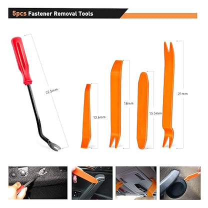 GOOACC GRC-19 Kit de 415 Clips de Retención de Plástico para Automóvil, 19 Tamaños