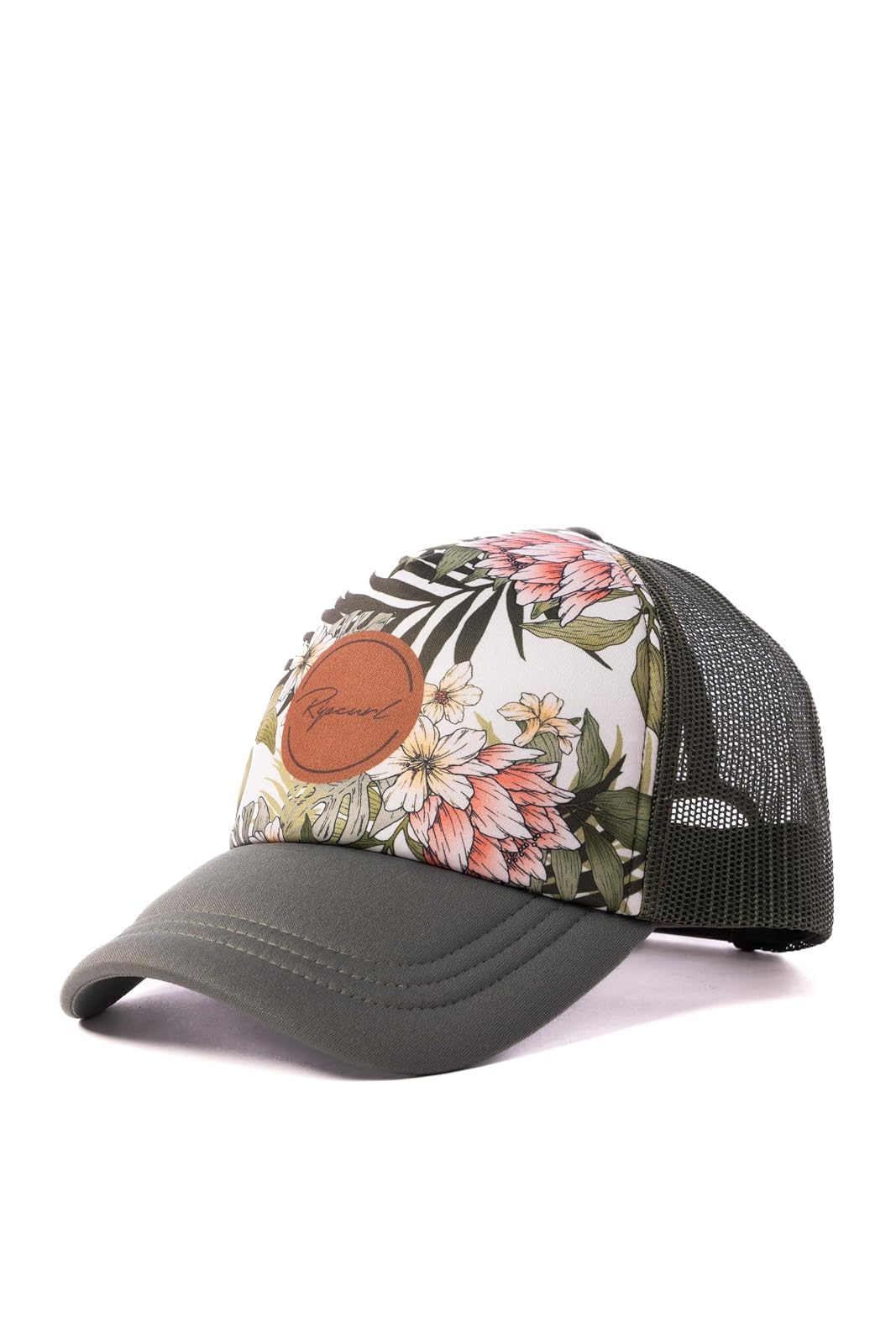 Rip Curl Trucker, Baseball Hat, Lightweight and Mesh with Adjustable Snapback and Curved Brim for Sun Protection Gorra de béisbol Mujer