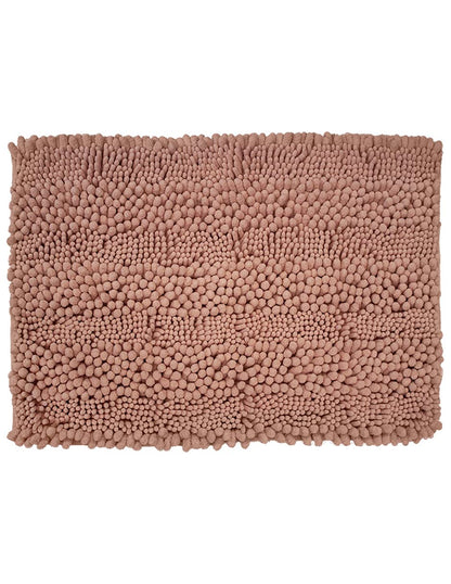 DIB Carpet & Home TAPETE DE BAÑO Chenille Bath Math Rosa 40X60 CM