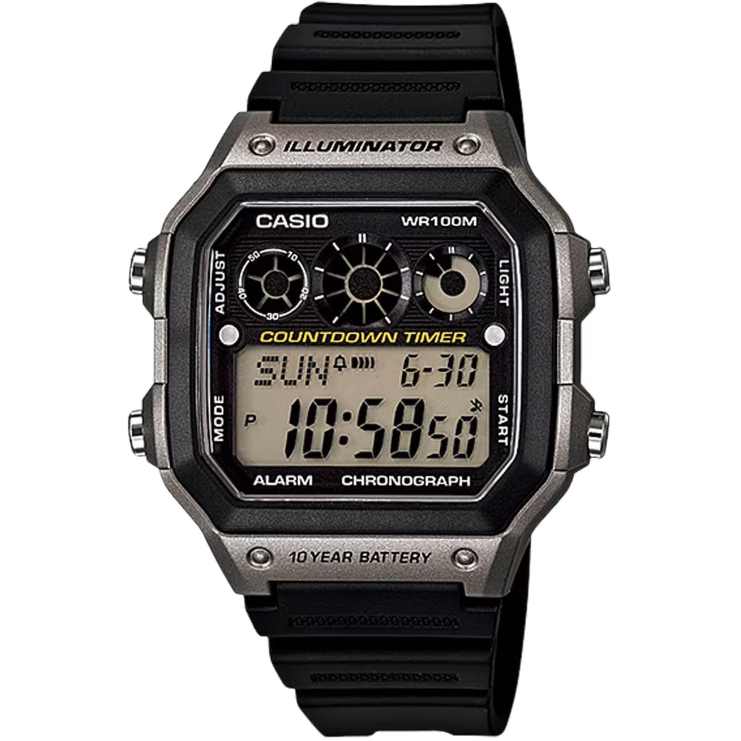 Reloj Casio Digital Illuminator para Hombres 45mm