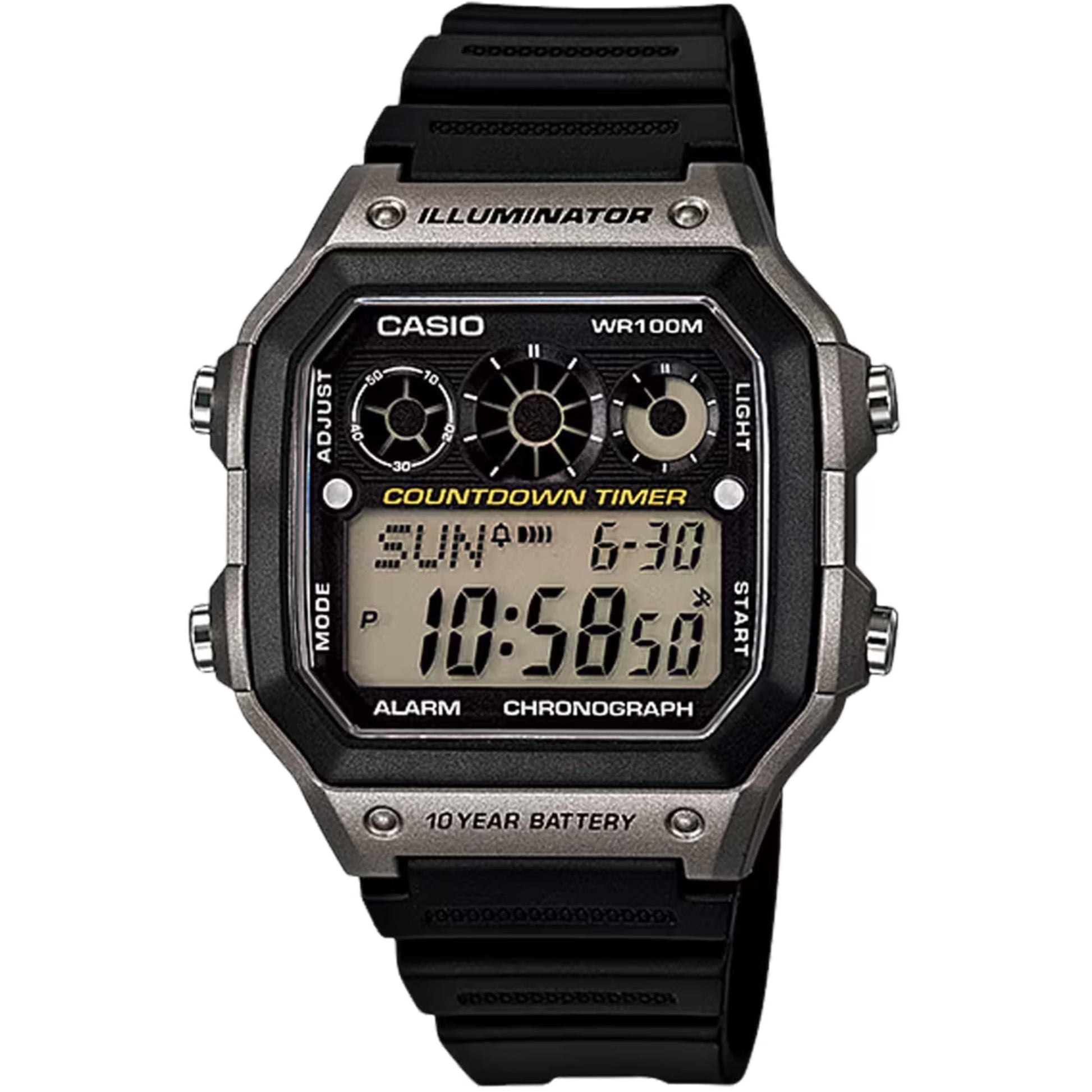Reloj Casio Digital Illuminator para Hombres 45mm