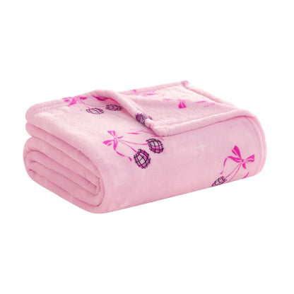 Juicy Couture - Manta de Felpa para Discoteca, 50 x 70 Pulgadas, Color Rosa