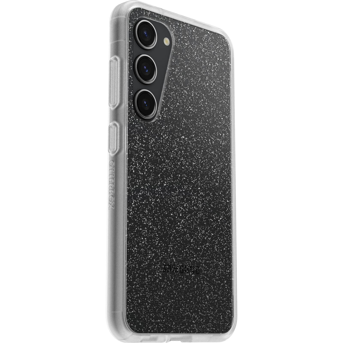 OtterBox - Funda para Galaxy S23 Prefix Series, diseño de Stardust (Transparente/Purpurina), Ultrafina, amigable con el Bolsillo, Bordes elevados Que protegen la cámara y la visualización, Compatible