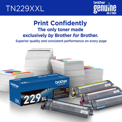 Brother Cartucho Original TN229XXL tóner Negro de Alto Rendimiento, 1 Paquete