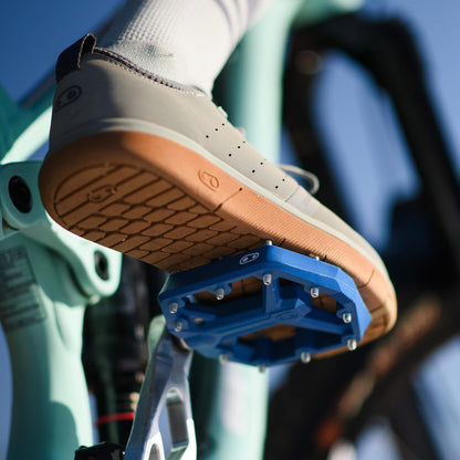 Crankbrothers - Pedal de Bicicleta Plano BMX/MTB - Pedal de Bicicleta de Plataforma, Perfil mínimo, Agarre Ajustable