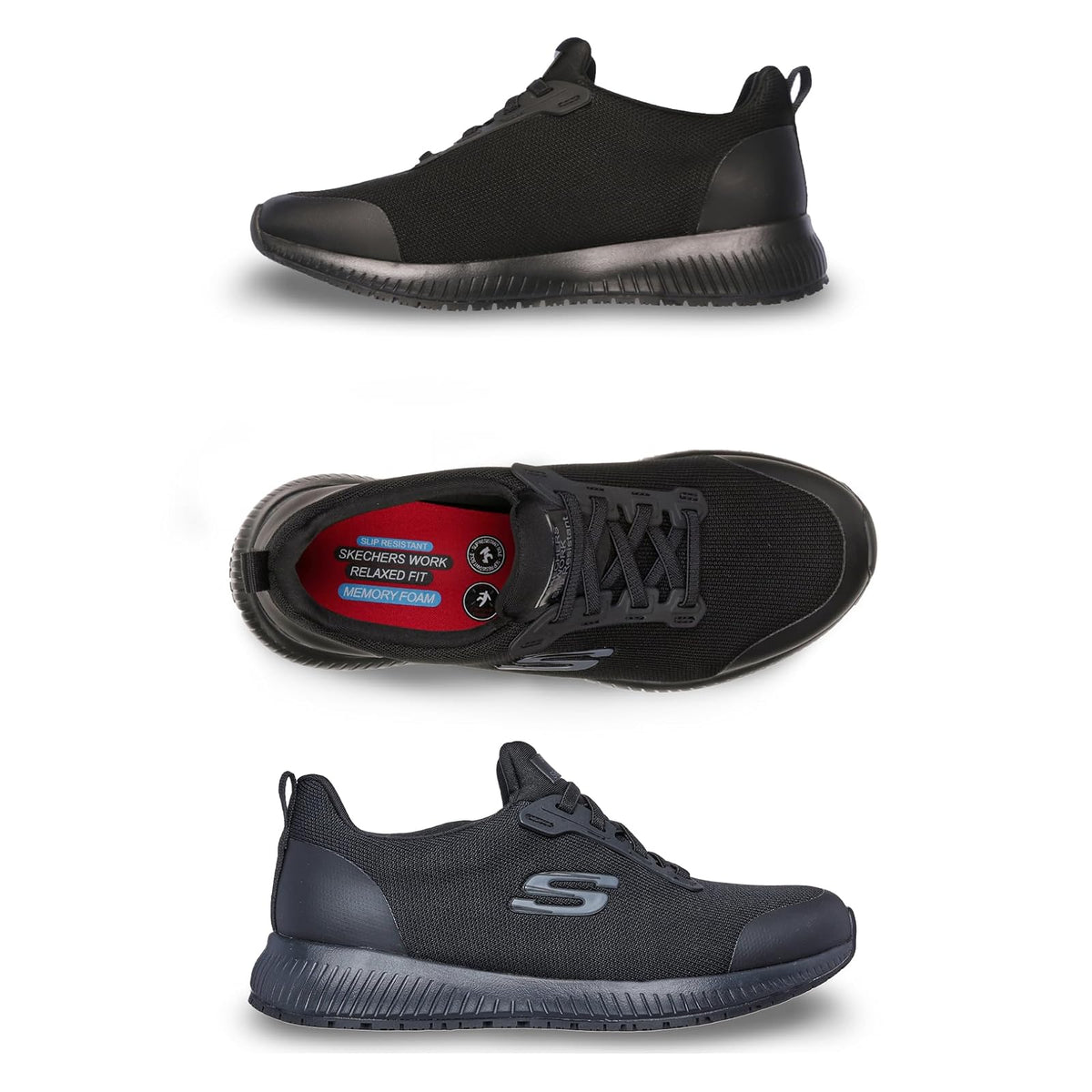 Skechers for Work Squad SR Zapatos de Servicio de Alimentos para Mujer