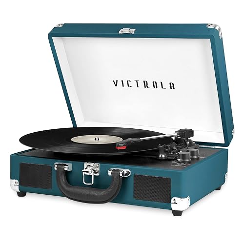 Victrola Journey - Tocadiscos Tipo Maleta Bluetooth - Azul Coral