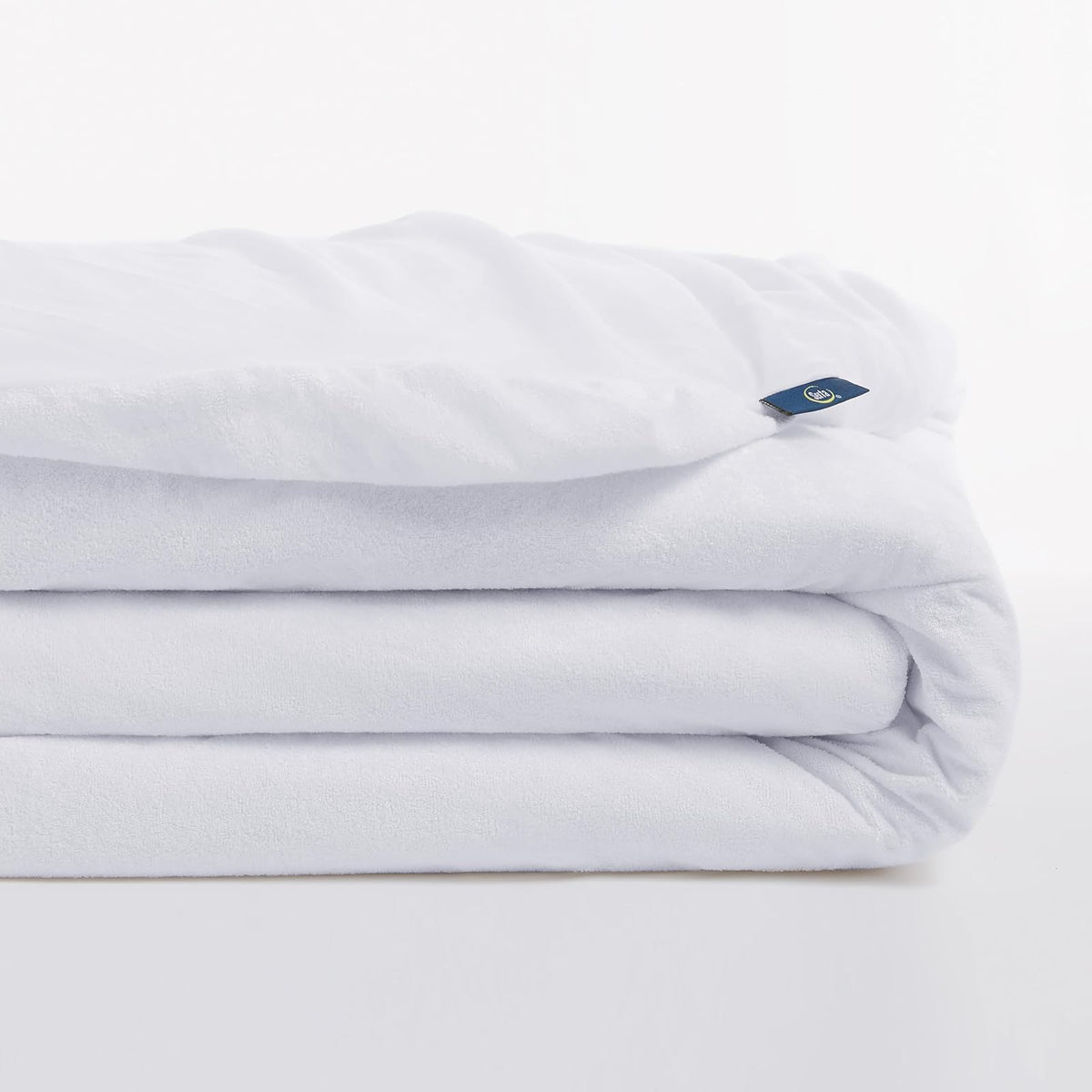 Serta - Funda de colchón Suave Superior, 72 x 84 Pulgadas, Protector de colchón Impermeable Resistente a Las Manchas, Bolsillo elástico Profundo de 18 Pulgadas para un Ajuste Seguro, Almohadilla de