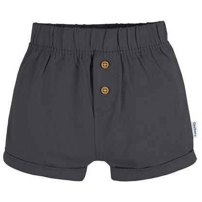 Gerber Paquete de 3 Pantalones Cortos de Punto Pantalones Cortos de vestirbebés Unisex