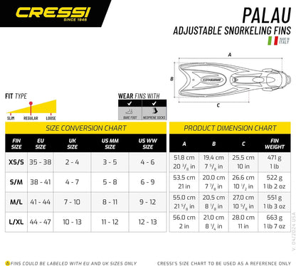 Cressi Aleta Palau Long