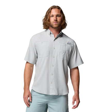 Columbia PFG Tamiami II Camisa de Pesca Manga Corta para Hombre - 4XL - Gris Frío