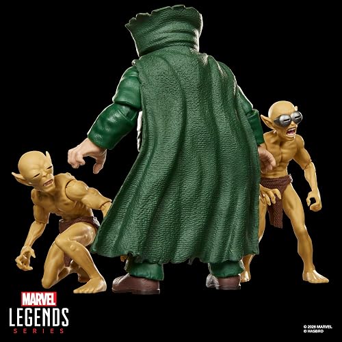 Marvel Legends Series, Pack múltiple Marvel'S Mole Man y Moloids, 3 Figuras coleccionables a Escala de 15 cm inspiradas en los cómics de Los Cuatro Fantásticos
