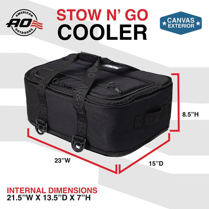 AO Coolers Stow-N-Go refrigerador, Paquete de 38