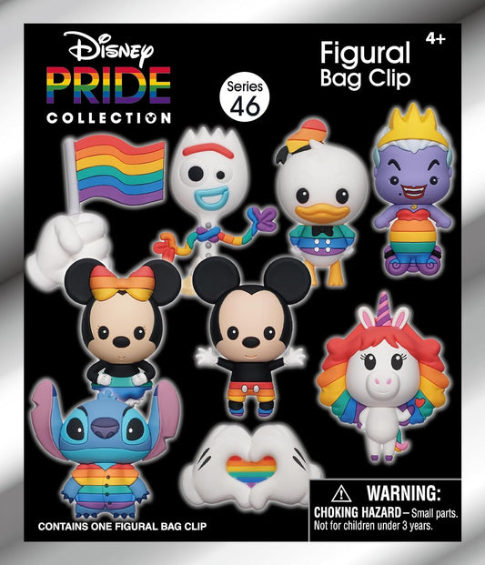 Disney Pride Rainbow 3D - Clip de bolsa de espuma (serie 46)