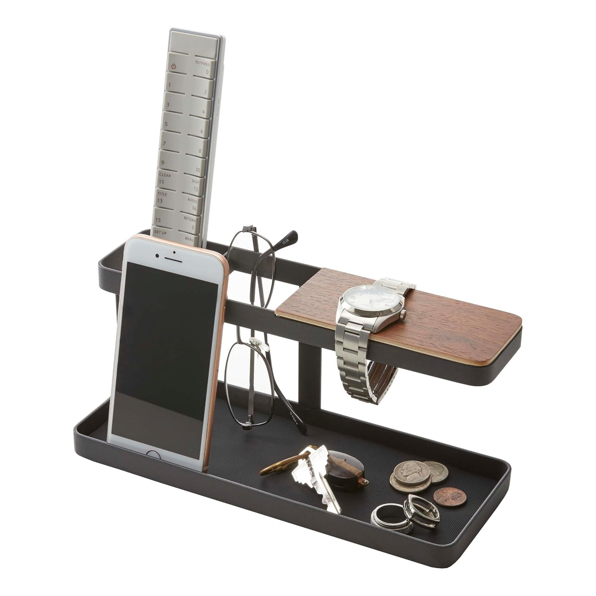 YAMAZAKI home Torre Desk Bar, Negro, 1 uds. por Paquete
