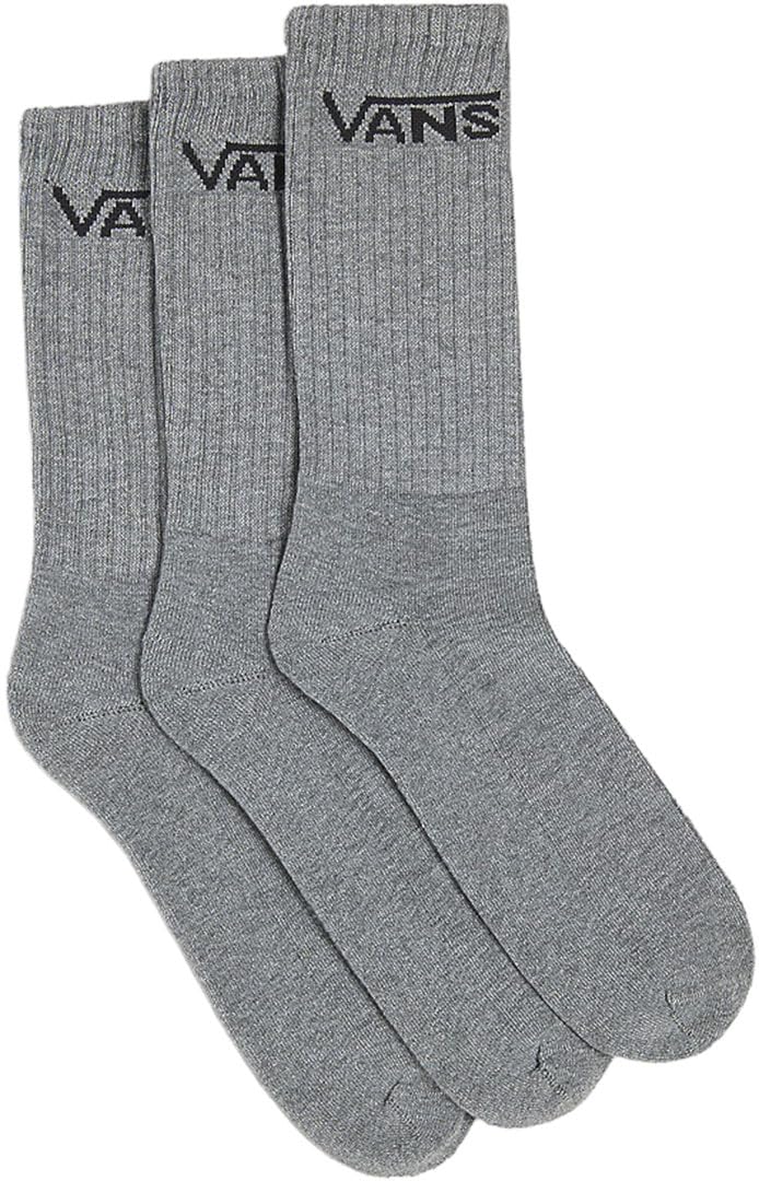 Calcetines Vans Classic Crew Rox, Unisex Adulto - 9.5-13 - Gris jaspeado