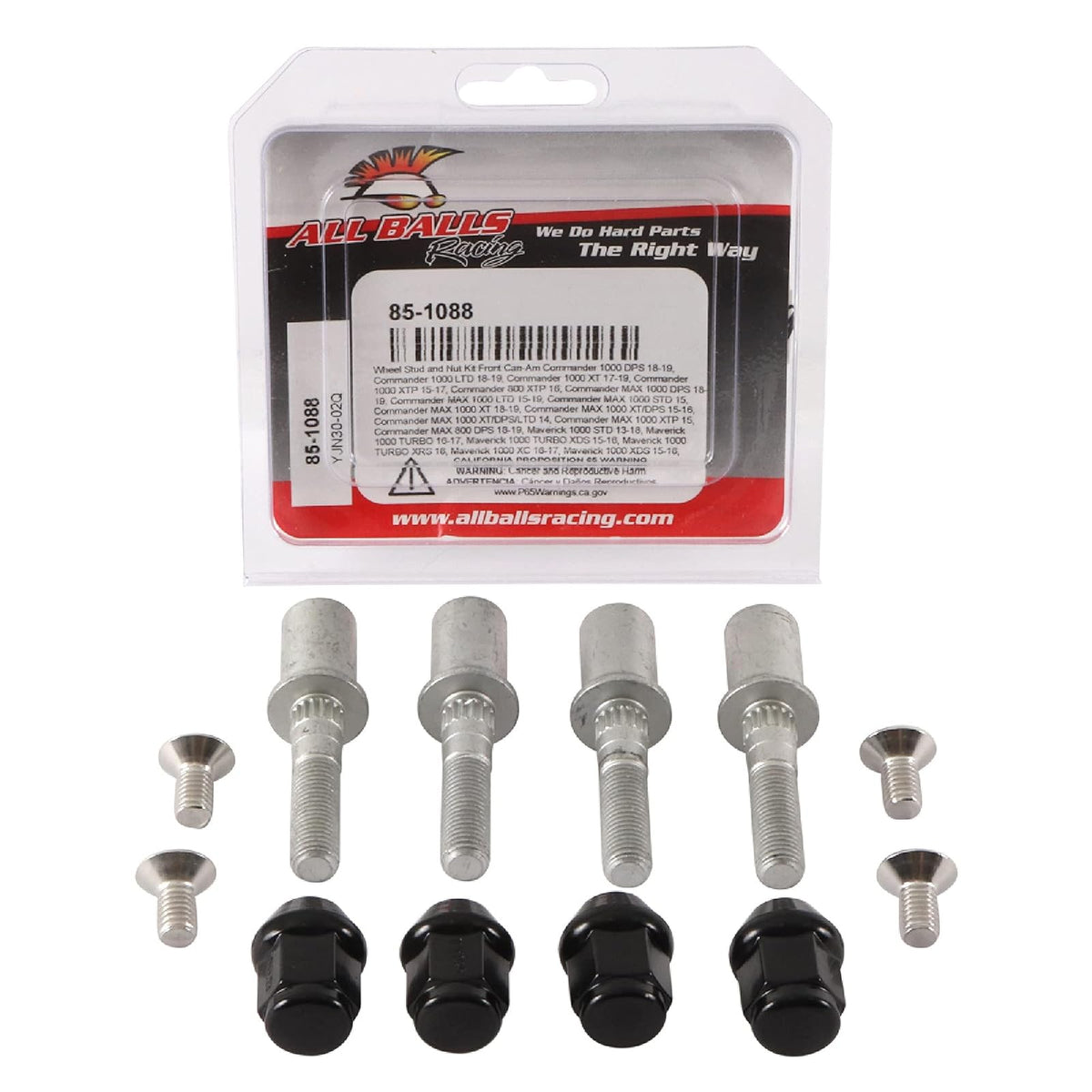 All Balls Racing 85-1088 kit de tuercas y pernos para rueda