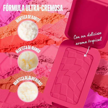 NYX Professional Makeup, Buttermelt Blush Tono Butta Than Before, 5gr - Rubor cremoso en polvo infusionado con manteca de karité, mango y almendras, dura hasta 12H, no se desvanece, fórmula vegana