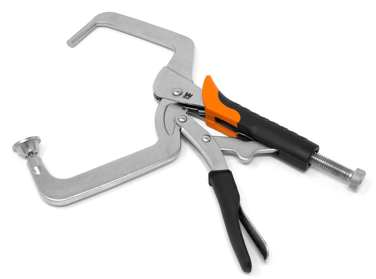 WEN CL436R Abrazadera de ángulo recto de 4 pulgadas para carpintería y carpintería de bolsillo