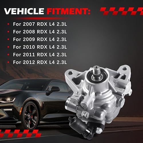 Autodevil 21-116 - Bomba de dirección asistida para RDX 2007 2008 2009 2010 2011 2012 L4 2.3L, bomba de asistencia asistida de potencia reemplazada para 56110RWC305