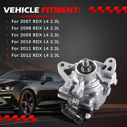 Autodevil 21-116 - Bomba de dirección asistida para RDX 2007 2008 2009 2010 2011 2012 L4 2.3L, bomba de asistencia asistida de potencia reemplazada para 56110RWC305