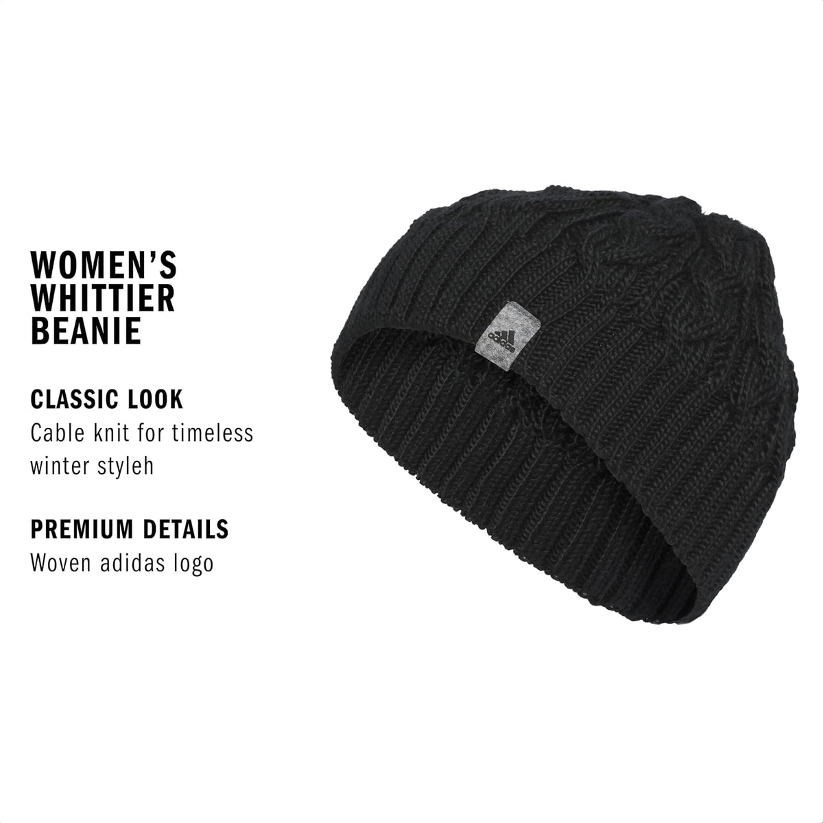 adidas Gorro Whittier 3 para Mujer Gorro para Clima frío Mujer