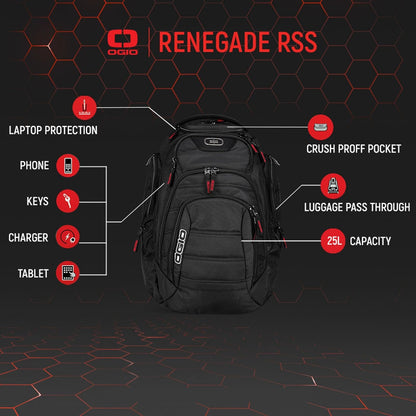 Ogio Renegade RSS Mochila para computadora portátil o tableta
