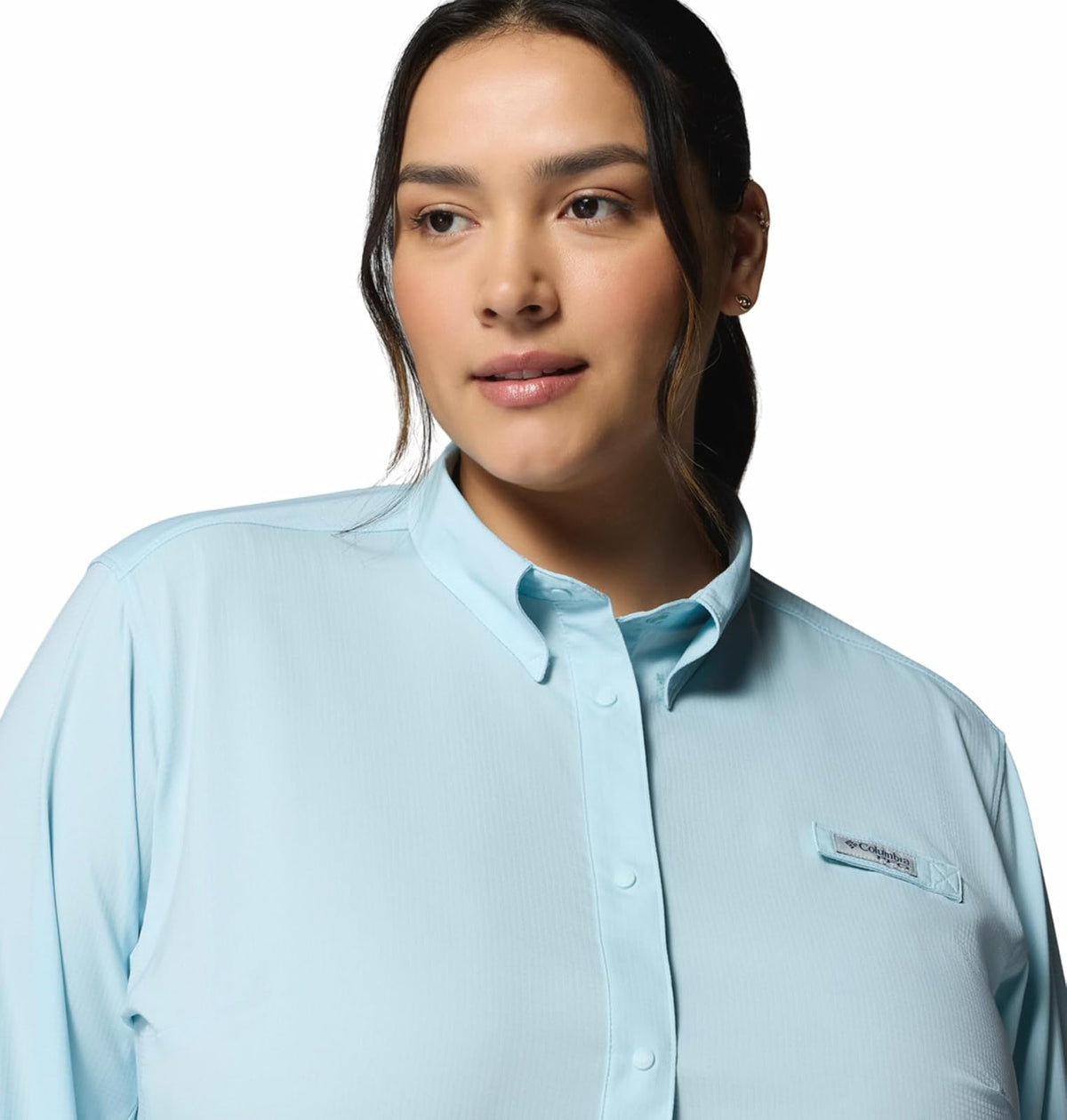 Columbia PFG Tamiami II - Camisa de Pesca de Manga Larga para Mujer, Guava Rosado, Small