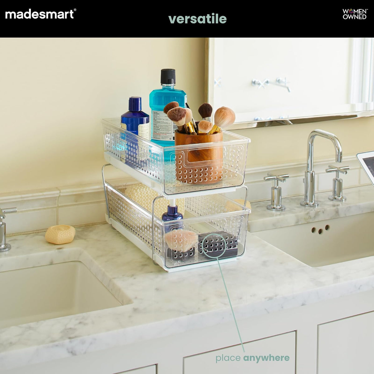 Madesmart, Claro, Transparente, sin divisores., Large, 1