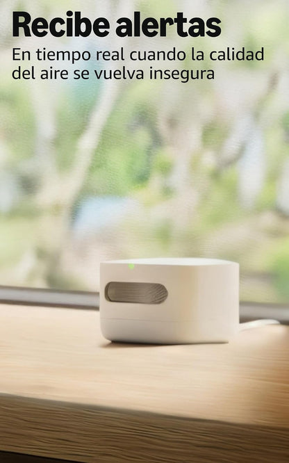 Monitor de Calidad de Aire, Conoce tu aire, compatible con Alexa