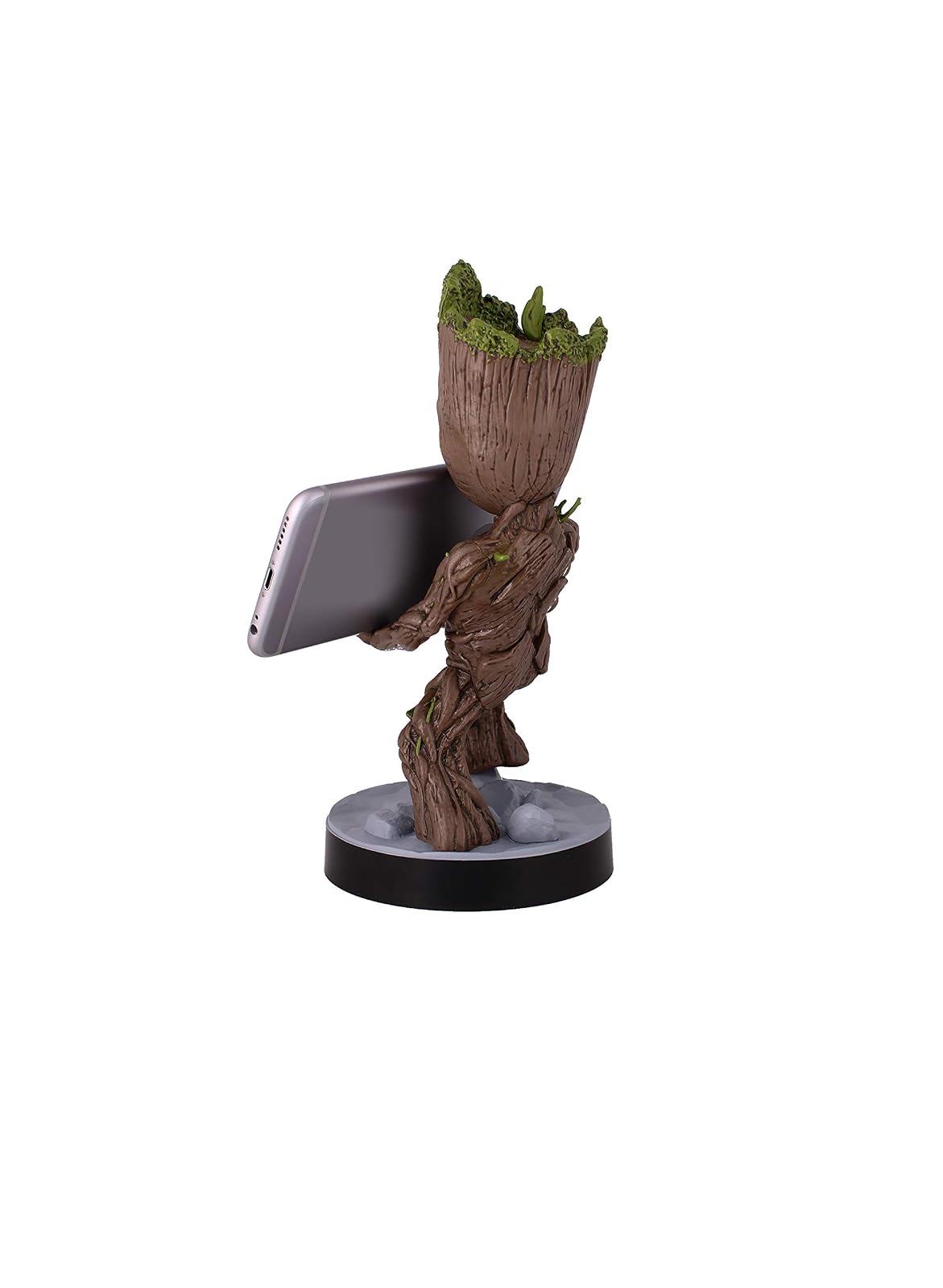 Exquisite Gaming Cable Guys Toddler Groot - Soporte para teléfono y Driver | Soporte de estatua de PVC resistente de 8.5 pulgadas, compatible con PS5, Xbox Series X/S y iPhone, Guardians of The Galaxy