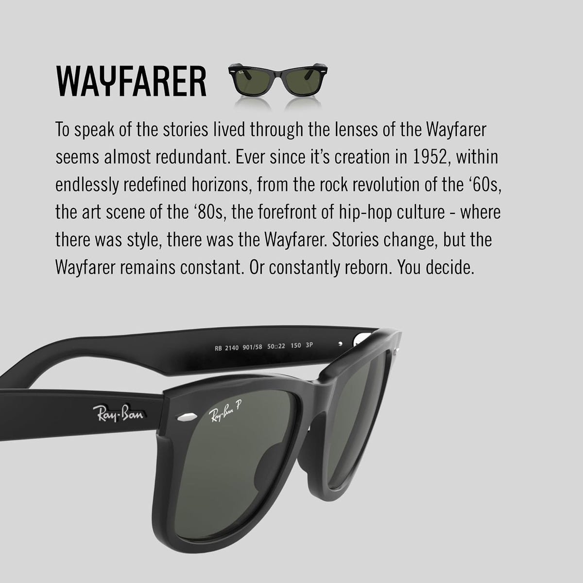 Ray-Ban RB2140 Original Wayfarer - Gafas de sol