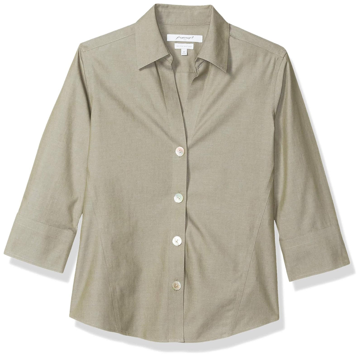 Foxcroft Camiseta Paigely para Mujer sin Planchar, Esencial
