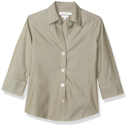 Foxcroft Camiseta Paigely para Mujer sin Planchar, Esencial