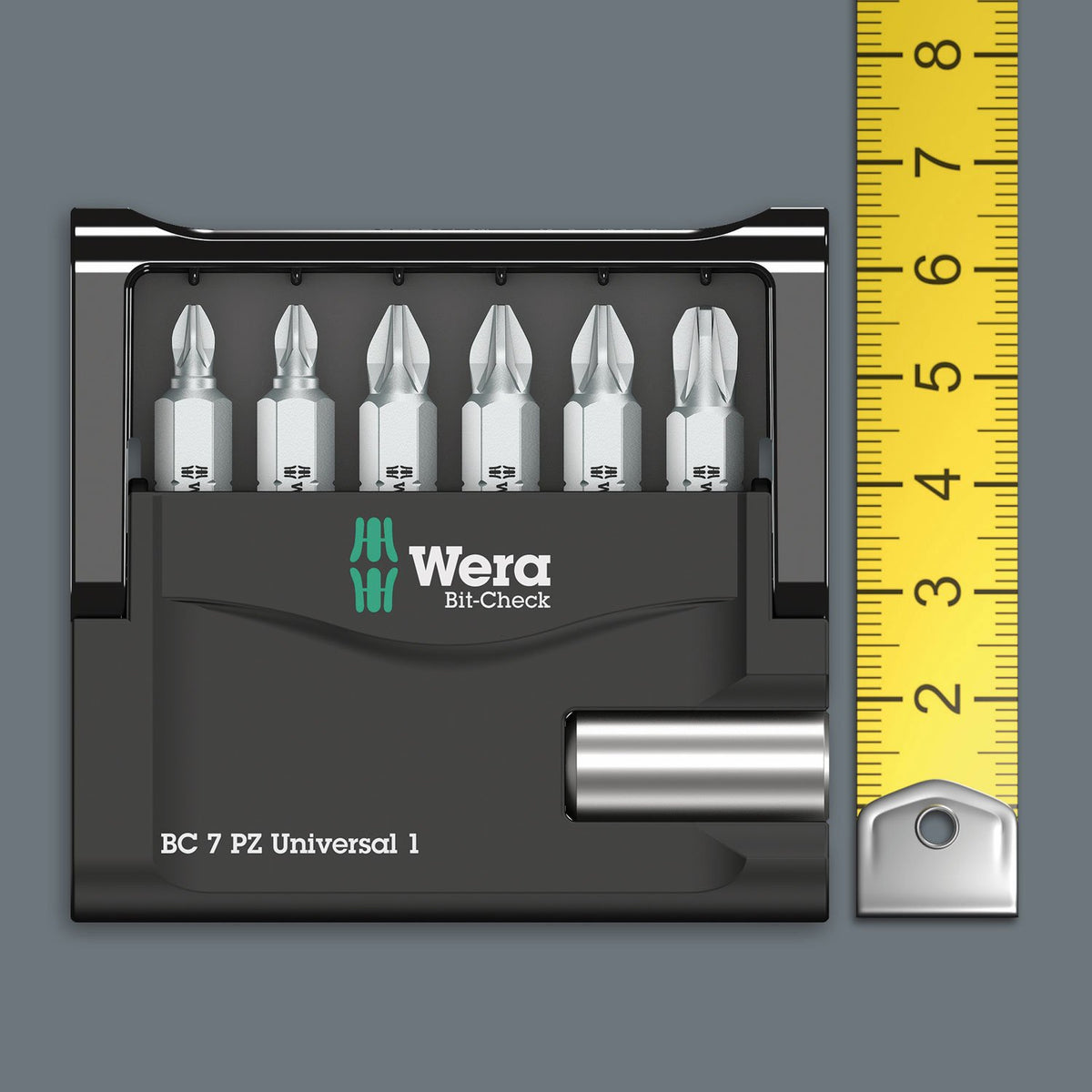 Wera - 5056296001 Pozidriv Mini-Check PZ Juego de brocas de chapa