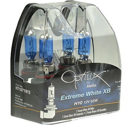 HELLA H71071222 Optilux XB Series 881 Xenon White Halogen Bulbs, 12V, 32W, 2 Pack