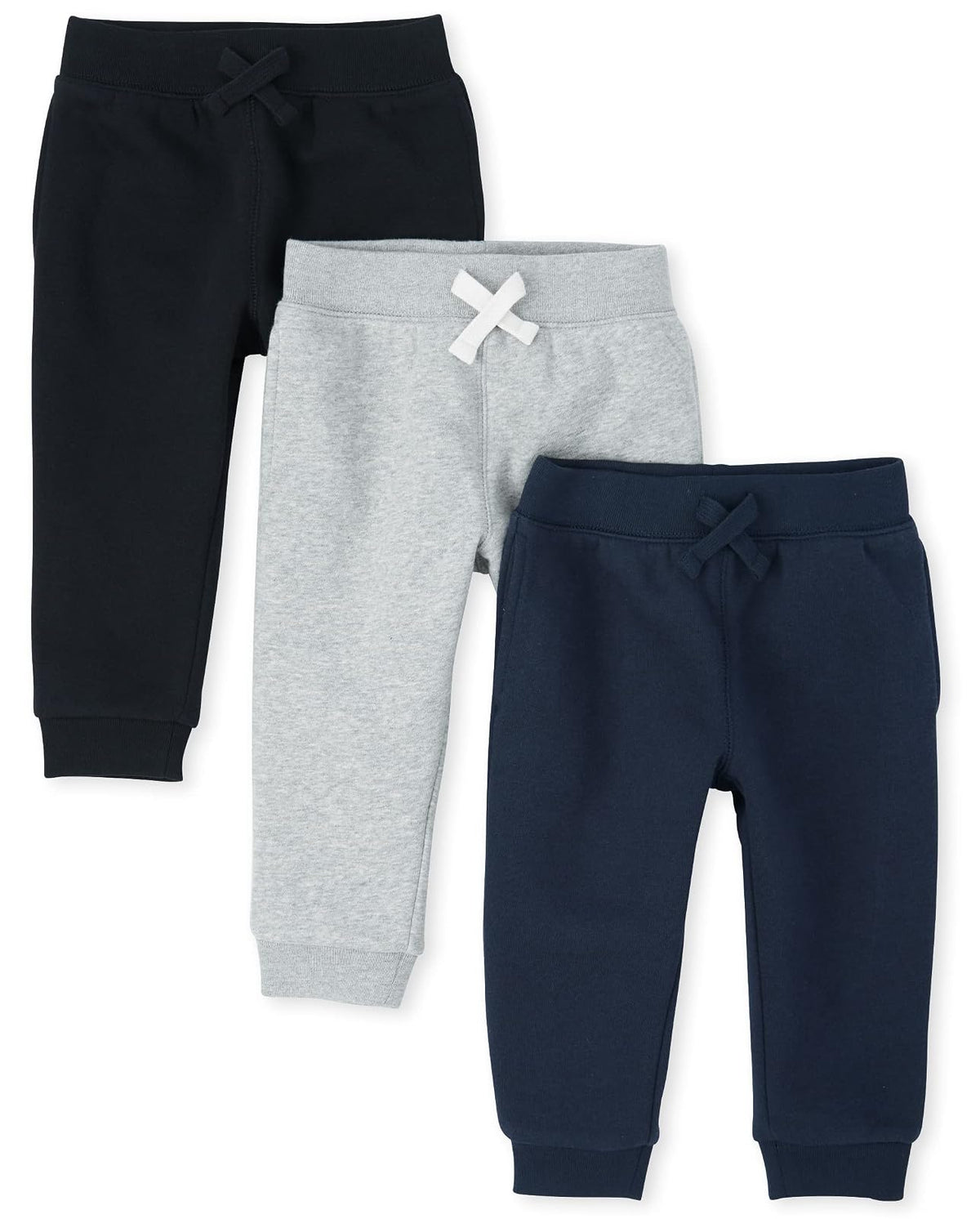 The Children's Place Pantalones Deportivos de Forro Polar para niños pequeños Pantalones para Bebé-Niños