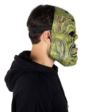 Ghoulish Productions Máscara de látex de Franky, Cosplay Monstruo Frankenstein Unitalla Para Adulto, Ideal para usar en Fiestas de Halloween, Casas del Terror o Disfraz Tematico