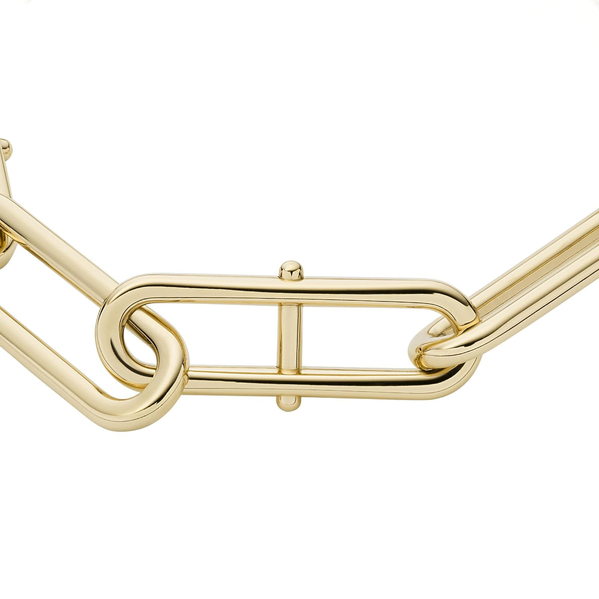 Fossil Women's Gold-Tone Stainless Steel Chain Bracelet