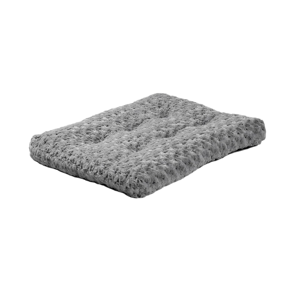 MidWest Quiet Time Deluxe Cama para Mascota, Diseño Ombré Espiral - 18" - Gris