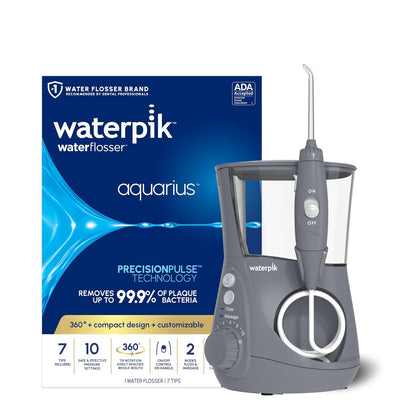 Waterpik Aquarius Professional Irrigador Bucal Eléctrico WP-663 - Gris