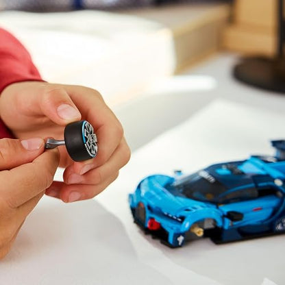 LEGO Speed Champions Auto Hiperdeportivo Bugatti Vision GT – Modelo en Kit – Auto de Carreras con 1 Minifigura de un Piloto – Set de Construcción para Mayores de 9 Años – 77253