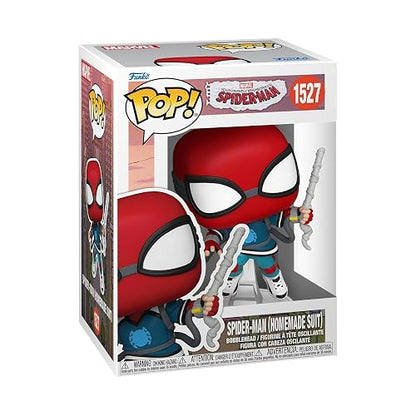 Funko Pop! Marvel: Friendly Neighborhood Spider-Man - Spider-Man (Homemade Suit) - Collectable Vinyl Figure - Gift Idea - Official Merchandise - Toys for Kids & Adults - Cartoons Fans