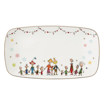 Lenox Merry Grinchmas Juego de 4 Platos para Ensalada, 20 cm - Bandeja para Botanas