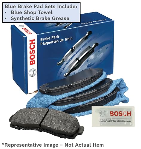 Bosch BE847 Juego de Pastillas de Freno de Disco Semimetlicas Azul para Mercedes-Benz CL500 E55 ML500 S500, Delantero