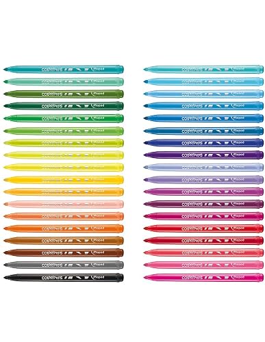 Maped Plumones Ocean Con Punta Conica, incluye 36 piezas