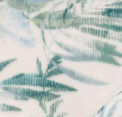Tommy Bahama - Manta de Forro Polar de Felpa, Juego de Ropa de Cama Tropical para Cama o sofá (Hojas de Papel de Pared, 50 x 70 Pulgadas)