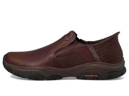 Skechers Manos Libres Slip-Ins Relajado Fit®: Craster - Lanigan para Hombres, Mocasines, Invierno, Sólido, Talla 43-44, Cuero, Zapato Deslizante, 204847